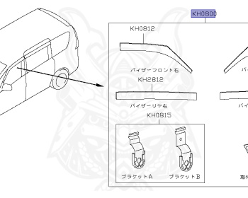 Genuine Serena C26 Exterior OEM parts supplied from Japan - Nengun