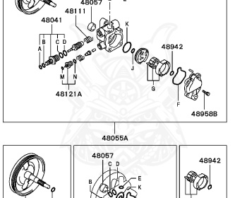 Mitsubishi - Mirage - CJ1A - 1995 - MRUE4 - 4G13