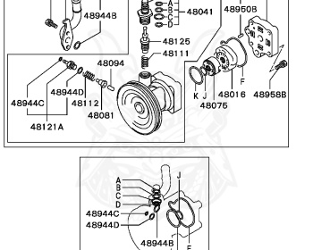 Mitsubishi - Delica - PA4W - 1996 - NSEUE7 - 4G64