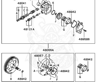 Mitsubishi - Galant - EA1A - 1996 - SRGC5 - 4G93