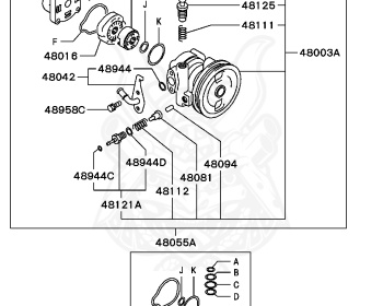 Mitsubishi - Delica Van - P27V - 1998 - LNJ - 4G63