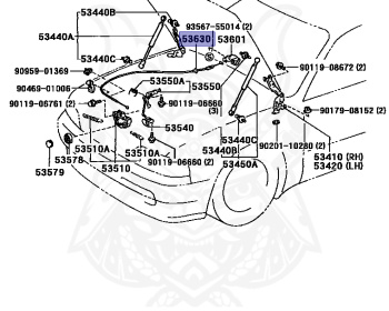 Toyota - Aristo - JZS147 - 1993 - 3.0Q TYPE - 2JZGE
