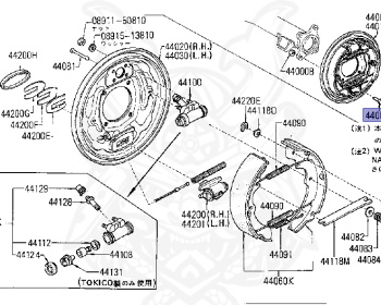 Nissan - Datsun - 720 - 1979 - DELUXE TYPE - Guard Truck (TL) - 2 WHEEL DRIVE(2WD) - 4 SPEED T/M COLUMN SHIFT(R4) - J16S