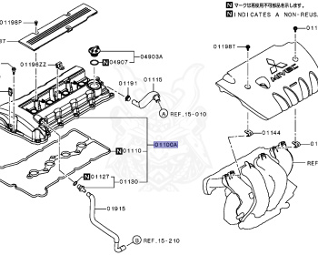 Mitsubishi - RVR - GA3W - 2013 - XTSHZ - 4B10