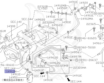 Nissan - Skyline - R34 25GTT - ER34 - 1998 - 25GT TURBO - 2 door hard top (2K) - AUTOMATIC-FLOOR SHIFT(AT.F4) - Hi-Cas 2-Link (HI.2WD) - RB25DET