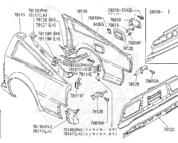 Nissan - Fairlady Z - Z31 - 1986 - ZR - AUTOMATIC TRANSMISSION(AT) - T-bar roof (KZ#) - VG30D