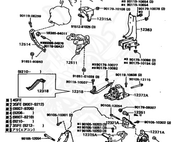Toyota - Camry - SV30 - 1990 - LUM TYPE - SEDAN - Automatic - 4SFE
