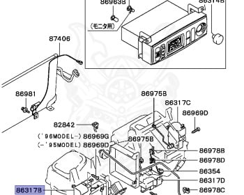 Genuine FTO DE3A Interior OEM parts supplied from Japan