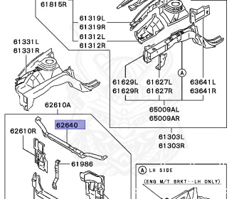 Mitsubishi - Lancer - CB1A - 1995 - PNH2 - 4G13