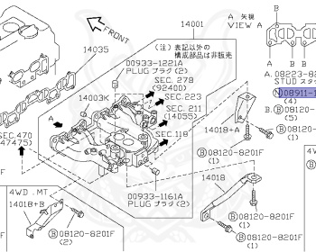Nissan - Pulsar - N14 - 1993 - M1 - 3 DOOR HATCHBACK(3HB) - 2 WHEEL DRIVE(2WD) - MANUAL TRANSMISSION(MT) - GA15DS