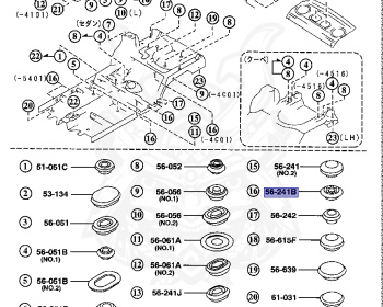 Mazda - Lantis - CBAEP - Jun-1993 - Right hand - KF-ZE
