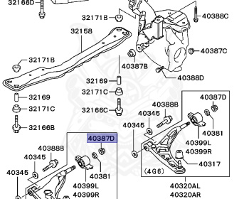 Mitsubishi - Lancer Evolution IV - CN9A - 1995 - SNDF - 4G63