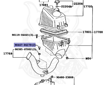 Toyota - Ipsum - ACM21W - 2003 - 240S TYPE - 2AZFE