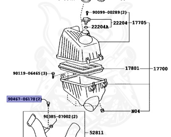 Toyota - Noah - AZR60G - 2007 - S TYPE - Variator - 1AZFSE