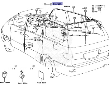 Toyota - Estima - ACR30W - 2001 - G TYPE - 2AZFE