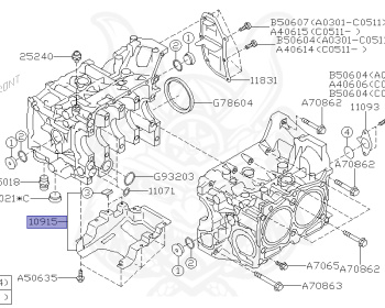 Subaru - Legacy B4 - BL5 - Jan-2003 - 20GT - Sedan - 4W - 5-speed automatic transmission - Right hand - EJ20
