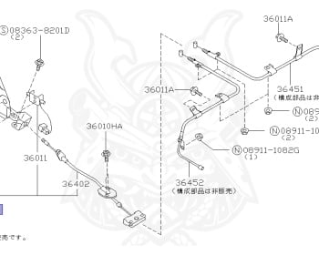 Nissan - Skyline - R34 25GTT - ER34 - 2001 - 25GT TURBO - 2-door hardtop (2K) - MANUAL TRANS 5-SPEED(MT.F5) - Hi-Cas 2-Link (HI.2WD) - RB25DET