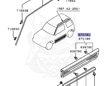 Mitsubishi - Pajero Jr - H57A - 1995 - MKXE - 4A31