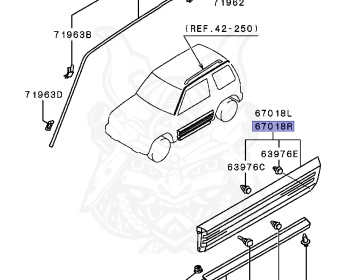 Mitsubishi - Pajero Jr - H57A - 1995 - MKXE - 4A31