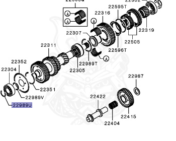 Mitsubishi - Pajero - V26C - 1991 - NDF - 4M40