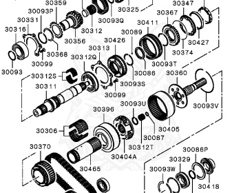 Mitsubishi - Pajero - V68W - 2003 - MRHF1 - 4M41