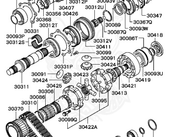 Mitsubishi - Delica - PD8W - 1994 - NSEHF1 - 4M40