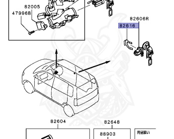 Mitsubishi - EK Wagon - H82W - 2012 - LNME - 3G83
