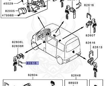 Mitsubishi - Minicab Van - U62V - 2013 - HLKDA1 - 3G83