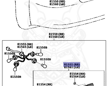 Genuine Celica GT-Four ST205 Lights OEM parts supplied from Japan