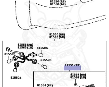 Genuine Celica GT-Four ST205 Lights OEM parts supplied from Japan