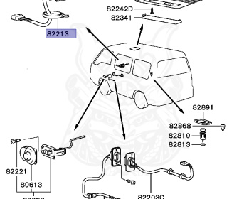 Mitsubishi - Delica Star Wagon - P35W - 1992 - HSNXT9 - 4D56