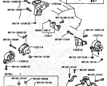 Toyota - Corolla - EE101 - 1995 - XE TYPE - 4-DOOR(SEDAN) - Manual - 4EFE