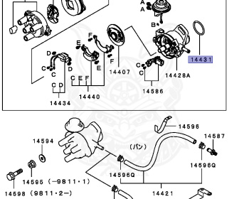 Mitsubishi - Minicab Truck - U42T - 1991 - HNSV - 3G83