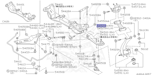 54524-86L00 - Nissan - Front Upper Link - Nengun Performance