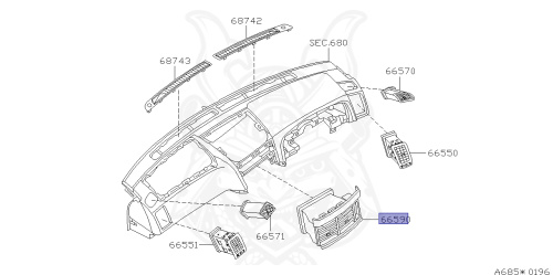 68750-AA100 - Nissan - Ventilator - Nengun Performance