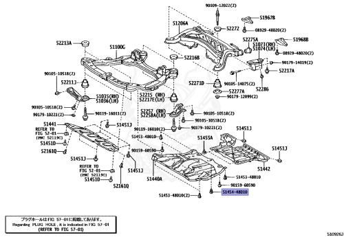 51454-48010 - Toyota - CLIP (FOR FRONT BUMPER), NO.1 - Nengun Performance