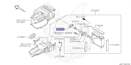 27282-4M400 - Nissan - EVAPORATOR VALVE BLOCK - Nengun Performance