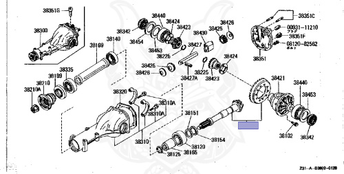 38100-13S01 - Nissan - FINAL DRIVE GEAR SET - Nengun Performance