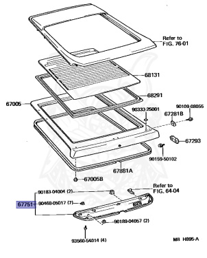 64781-14030-04 - Toyota - BOARD, BACK DOOR TRIM - Nengun Performance