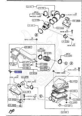 BF82-50-233 - Mazda - Rear Bumper Fastener - Nengun Performance