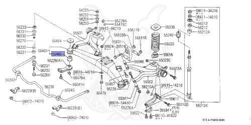 55466-04F10 - Nissan - Insider, Mounting Member - Nengun Performance