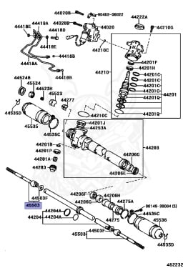 45503-29175 - Toyota - END SUB-ASSY, STEERING RACK - Nengun Performance