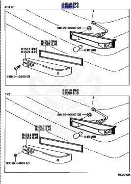 81520-80049 - Toyota - LAMP ASSY, FRONT TURN SIGNAL, LH - Nengun ...