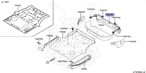 75610-5TA0A - Nissan - MEMBER ASSEMBLY-REAR CROSS,END - Nengun Performance