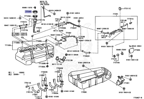 77144-14040 - Toyota - Retainer, Fuel Pump Gauge - Nengun Performance