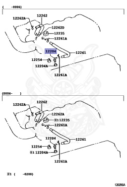 12204-50020 - Toyota - VENTILATION VALVE SUB-ASSY - Nengun Performance