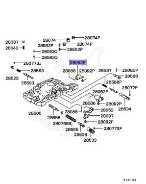 Ax000026 MR263027 - Mitsubishi - A/T VALVE BODY SOLENOID VALVE UNIT - Nengun ...