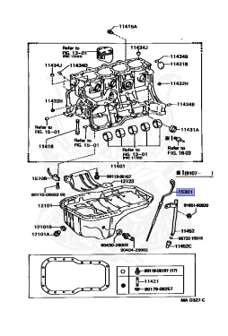 15301-88461 - Toyota - Dipstick - Nengun Performance