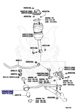 48660-40020 - Toyota - BAR ASSY, STRUT, RH - Nengun Performance