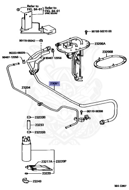 23091-74230 - Toyota - TUBE SUB-ASSY, FUEL PUMP - Nengun Performance